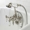Kingston Brass CA21T8 3-3/8" Tub Wall Mount Clawfoot Tub Faucet with Hand Shower, Brushed Nickel CA21T8 - alternate 5